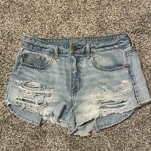 American Eagle Distressed Jean Shorts